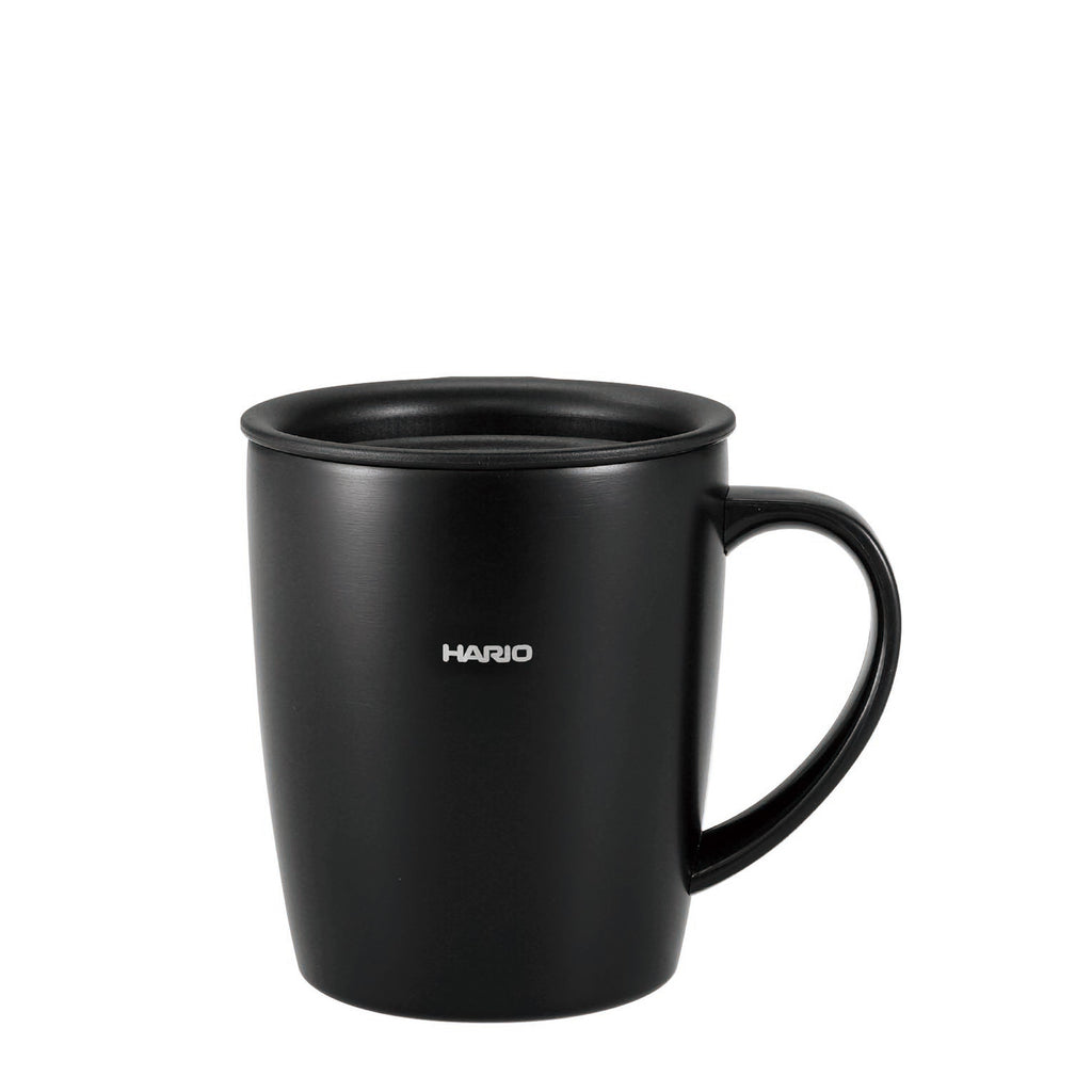 Hario Insulated Mug with Lid 300 Black