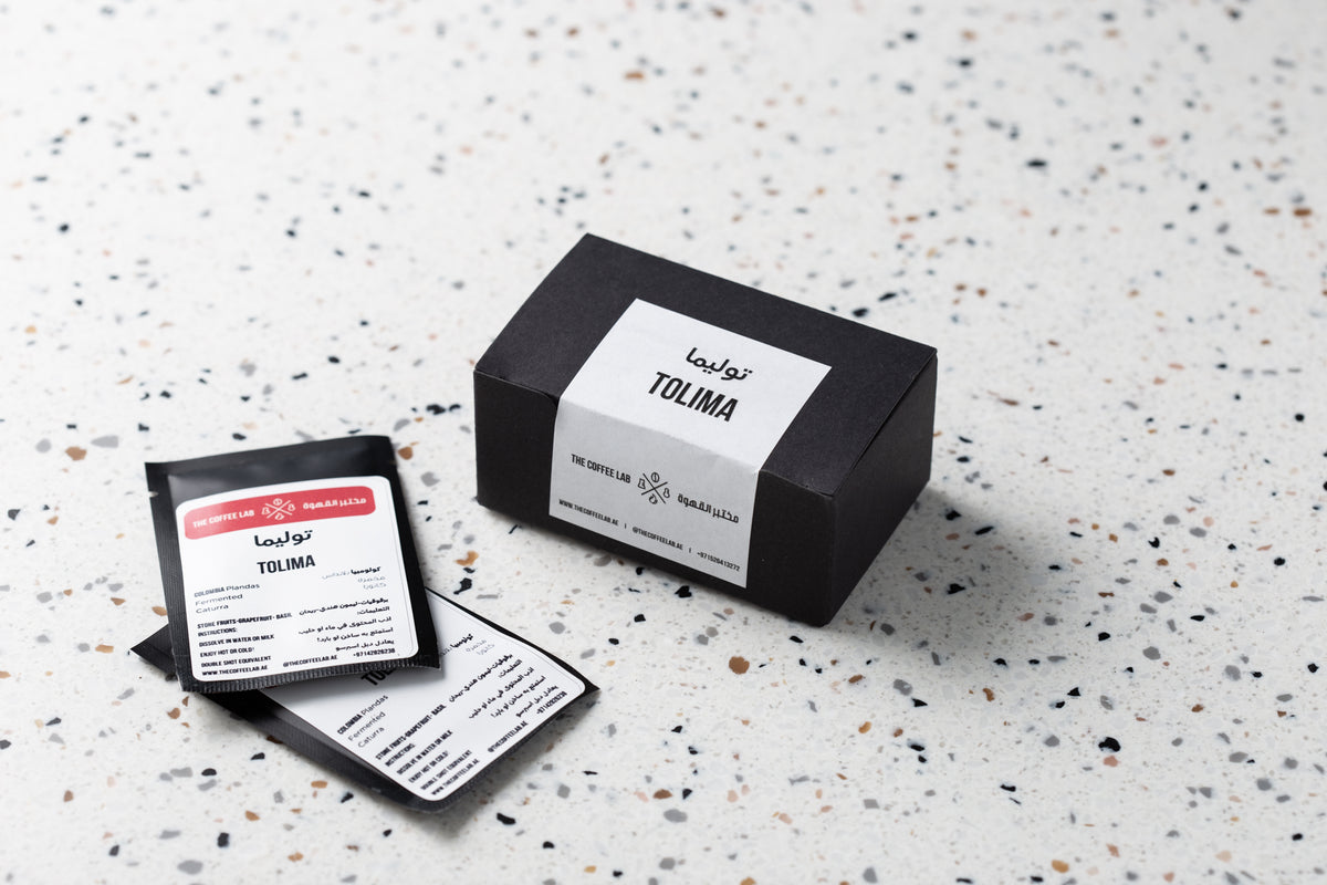 Box of Instant Tolima The Coffee Lab UAE