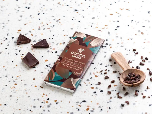 Cocoa Pod 70% Dark Chocolate Bar