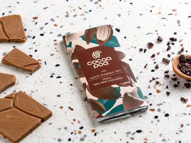 Cocoa Pod 50% Milk Chocolate Bar
