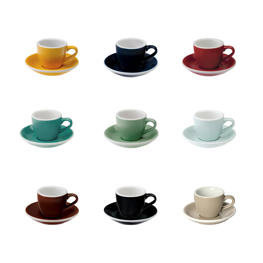 LOVERAMICS EGG ESPRESSO CUP & SAUCER