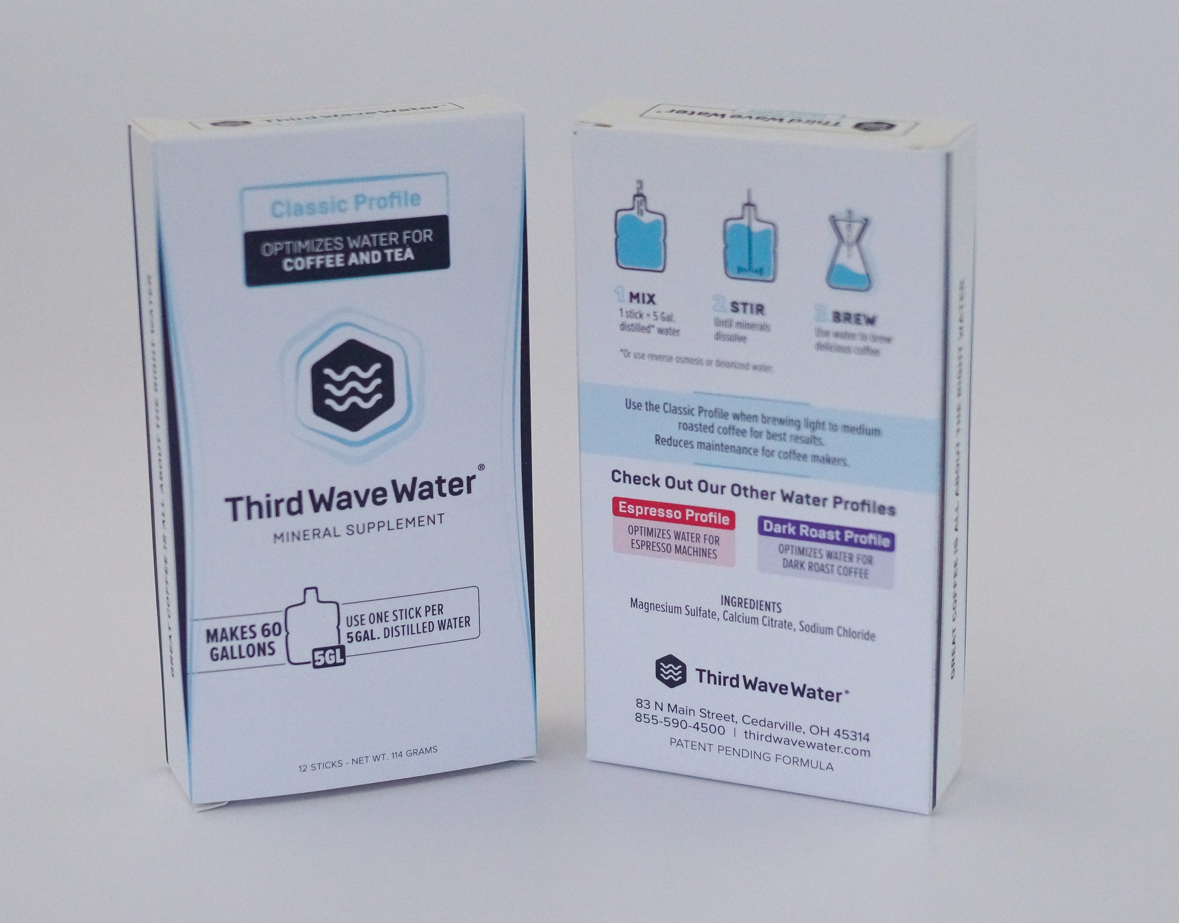 Third Wave Water 5 GALLON - CLASSIC PROFILE 12 - PACKS