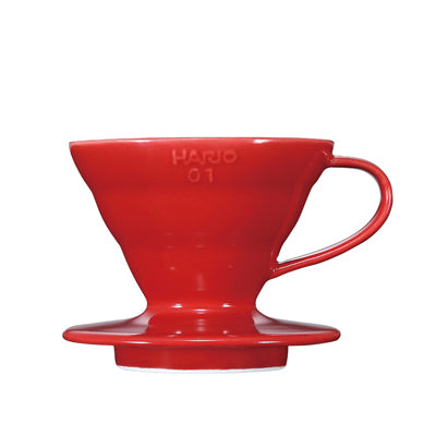 Hario V60 Coffee Dripper 01 سيراميك / أحمر